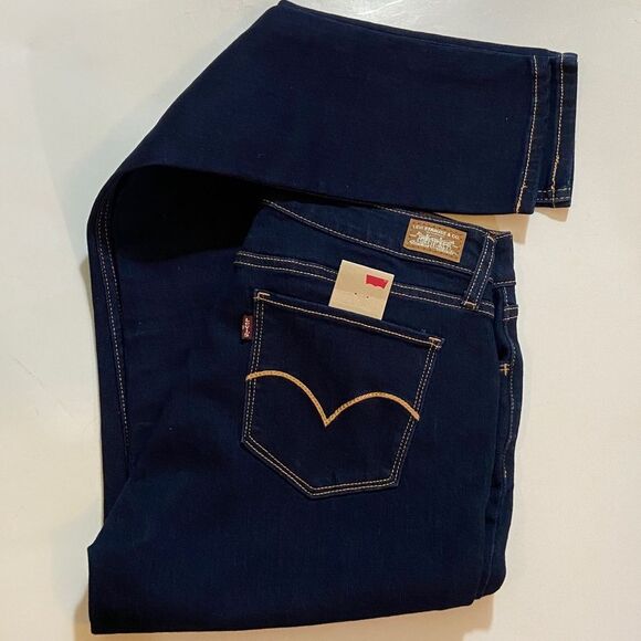 New Levi's Legging Women's Blue Stretch Jeans Size W31 L30 - Picture 2 of 16